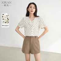  XIRAN/熙然 复古优雅 女士衬衫