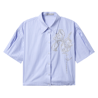  XIRAN/熙然 花卉刺绣设计感 女士衬衫