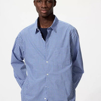 优衣库 男装女装优质长绒棉格子衬衫/长袖衬衣26春夏新款484894