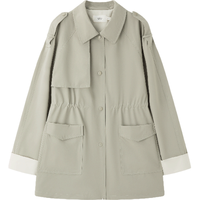  沫晗依美 收腰 女士风衣