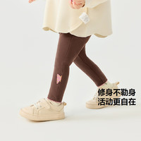 迷你巴拉巴拉 女童裤子秋新款宝宝打底裤儿童弹力紧身长裤 品灰20208 110