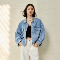 太平鸟 牛仔外套宽松时尚牛仔上衣外搭