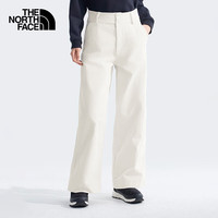 北面 休闲裤女户外保暖时尚灯芯绒长裤8AHR 米白色/QLI 12