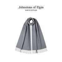 Johnstons of Elgin 秋冬 男女通用美利奴羊毛围巾 WDC01797 180cm