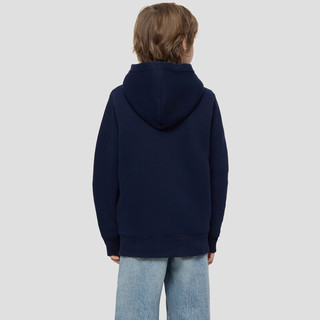  Gap/盖璞 仿羊羔绒 儿童连帽卫衣 海军蓝 130 /68(8-9岁)