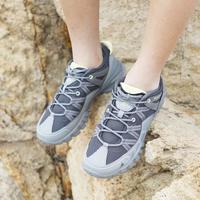 悍途 户外透气徒步鞋男鞋大网孔轻便防滑情侣登山鞋低帮休闲运动鞋男