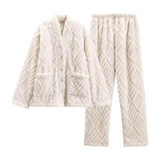  FENTENG/芬腾 加绒加厚 女士睡衣套装