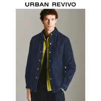 URBAN REVIVO 复古百搭 男士牛仔衬衫