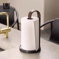 umbra 厨房实木纸巾架 北欧简约 黑色