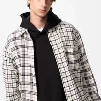 优衣库 男装女装法兰绒格子衬衫长袖衬衣外套485132 485134