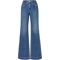 VERO MODA 复古时尚微喇 女士牛仔裤