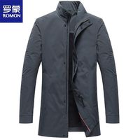  ROMON/罗蒙 修身英伦风 男士风衣