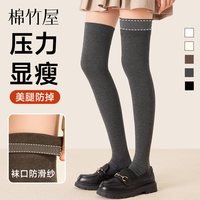 B&C.Room/棉竹屋 防下滑 女士压力过膝袜