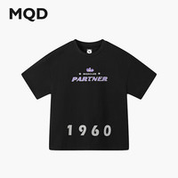 MQD/马骑顿 复古数字 男大童T恤