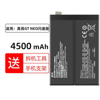 真科 适用于 realme真我GT Neo闪速版电池GT Neo 2/2T /NEO3 80W/150W/NEO5 120W/NEO6SE手机
