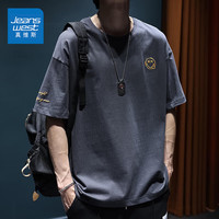 JEANSWEST/真维斯 纯棉 男士短袖T恤