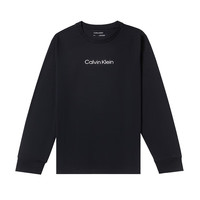 卡尔文·克莱恩 CK男装长袖圆领T恤 男士纯棉休闲印花logo上衣男