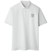  HLA/海澜之家 三体联名系列 男士短袖POLO衫 S 165/84A 113~124斤 浅灰A4