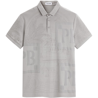  PEACEBIRD/太平鸟 凉感刺绣 男士Polo衫