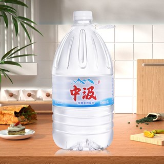  中汲 泡茶煲汤 天然泉水 6.5L*4桶*2箱【送货上楼】