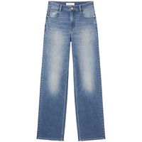 MISS SIXTY 复古洗水磨白磨破显瘦直筒 女士牛仔裤