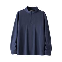  gxgjeans 宽松 男士长袖T恤 2XL (185) 藏青色#