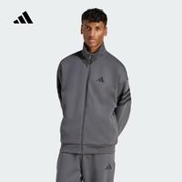 adidas 男士立领运动休闲夹克