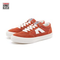 移动端：Vision Street Wear VISION官方 STICK LIGHT脏橘低帮翻毛皮轻量化板鞋街头运动滑板鞋