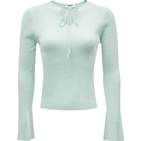 VERO MODA 修身显瘦 女士针织衫 迷绿色 XS