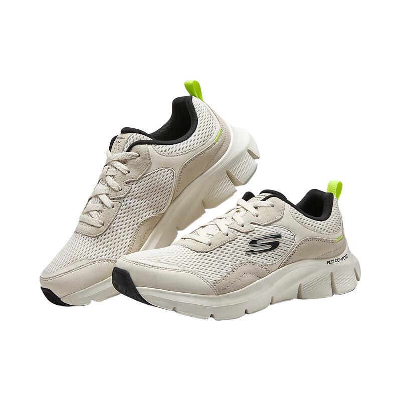  SKECHERS/斯凯奇 轻便 男士运动鞋 乳白色/OFWT 42