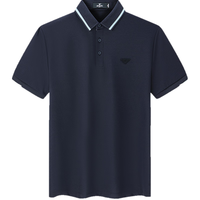  SEPTWOLVES/七匹狼 凉感抗菌 男士POLO衫 XL 175/92A 101(藏青)