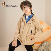 Hush Puppies/暇步士 时尚百搭 儿童风衣 暖卡其(C款) 105 cm