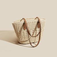 卡文 爆款夏季出游大容量编织包手提托特包单肩包腋下包