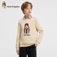  Hush Puppies/暇步士 学院风 儿童卫衣 浅沙灰 150 cm