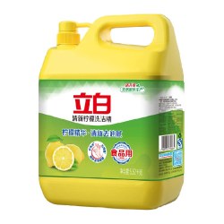 立白 柠檬洗洁精 立白清新柠檬精5620g 强效去油 5.62kg 清新无残留 食品用厨房大桶家用