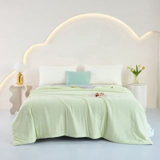 CIBOAKIEIG A类凉感冰丝冰淇淋感夏凉被 香草绿 150*200cm