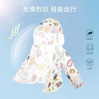 纤丝鸟 夏天 男童女童 纯棉 连帽儿童上衣