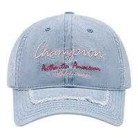  Champion 刺绣 鸭舌帽 蓝色