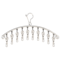 移动端、京东百亿补贴：洁百纳 不锈钢晾晒架 10夹