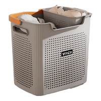  稻草熊 大号 脏衣篮+内衣篮 绅士灰大号+内衣篮