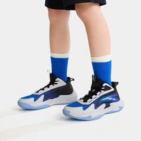 安踏 夏季新品透气试炼外场犟弹篮球鞋男童中大童耐磨橡胶底儿童运动鞋