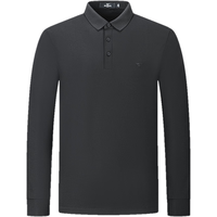  SEPTWOLVES/七匹狼 抗菌抗静电 男士POLO衫 XL 175/92A 001(黑色)