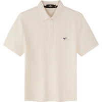 SEPTWOLVES/七匹狼 华夫格 男士POLO衫 XL 175/92A 801(米白)