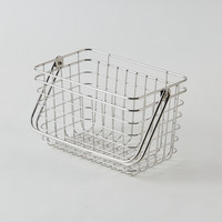 NITORI 家居不锈钢洗衣篮乳液瓶沐浴瓶收纳整理篮可挂OS03