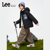 Lee/李 防水 儿童羽绒服 乌黑色 160 (充绒量90)