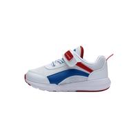 LI-NING KIDS李宁儿童运动鞋2025春季软底轻便男童女小童休闲鞋宝宝鞋 白蓝红YKNS142-9-春秋款 28 内长约18.2cm适合脚长17.2cm