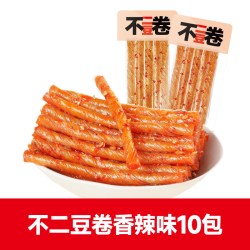 乡乡嘴 不二豆卷 麻辣味 400g 袋装 辣条