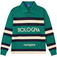 navigare/纳维凯尔 撞色条纹 男女长袖t恤
