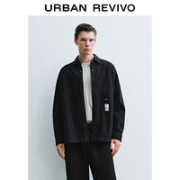 URBAN REVIVO 超宽松 男士牛仔衬衫 M (M-L)
