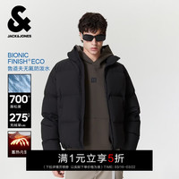 杰克琼斯 冬季蓄热内里极寒高充绒加厚防泼水羽绒服 305g充绒 E43纯黑色
